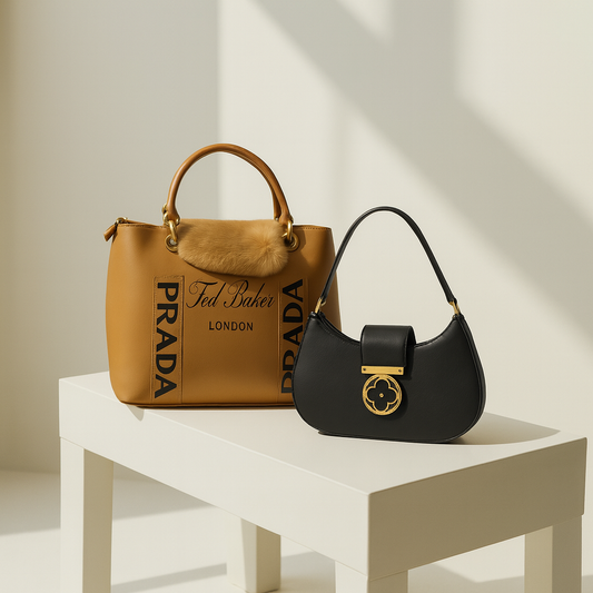 Luxury Tote & Crescent Bag Combo 1