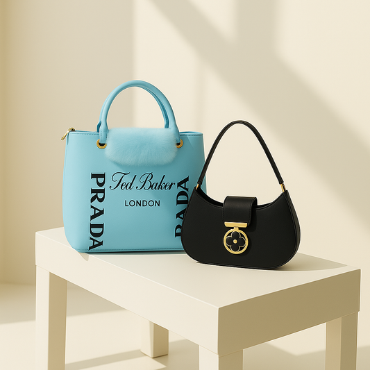 Luxury Tote & Crescent Bag Combo 4