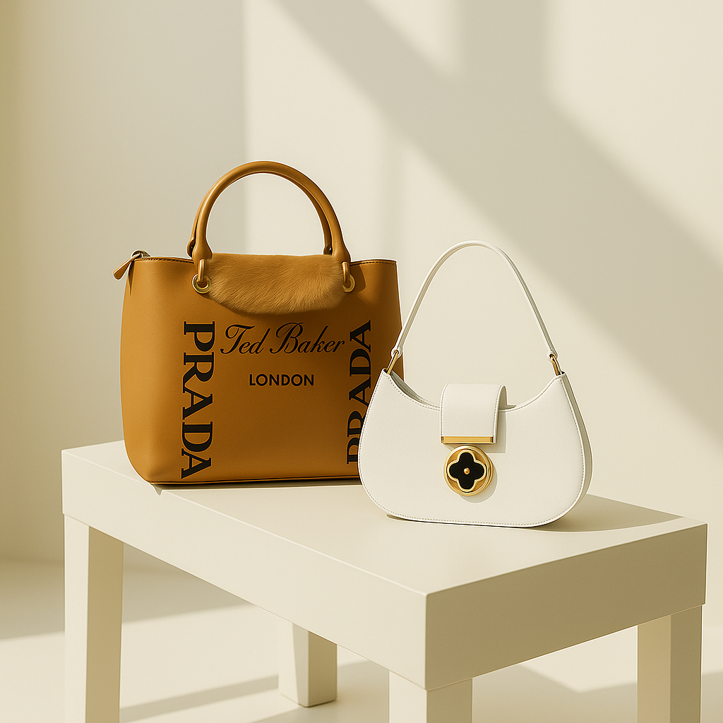 Luxury Tote & Crescent Bag Combo 7