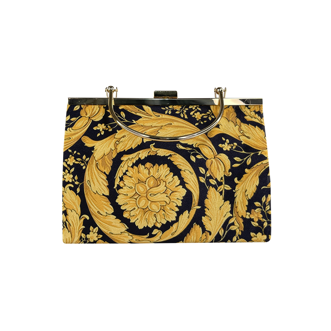 PEARL CHAIN CLUTCH GOLD PATTERN